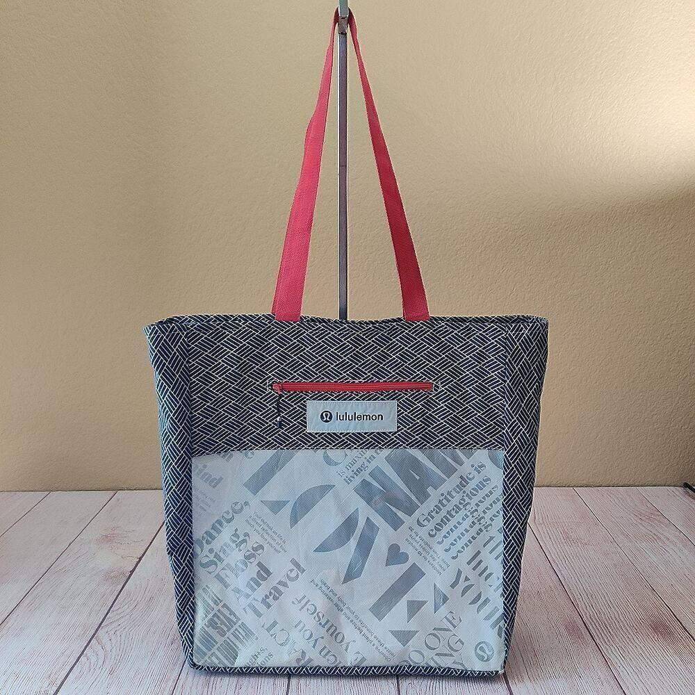 Lululemon large one-of-a-kind upcycle handmade tote